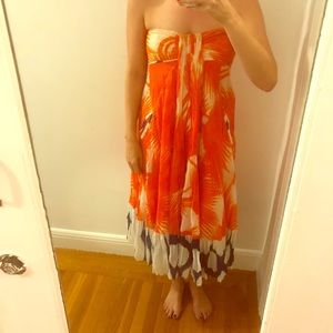 Diane von Furstenberg (DVF) strapless dress